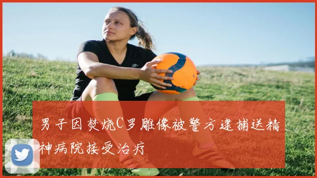 男子因焚烧C罗雕像被警方逮捕送精神病院接受治疗